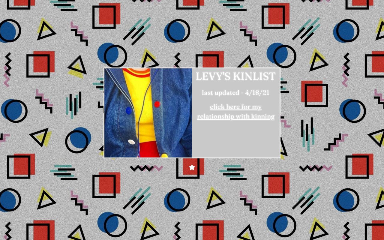 Carrd profile picture for @levy